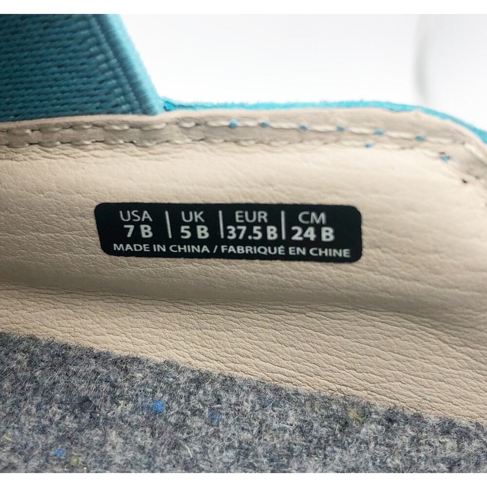 Spenco Womens Saylor Slip On Sneakers Size 7 Aqua Sea Blue Leather APMA NIB - Picture 11 of 11